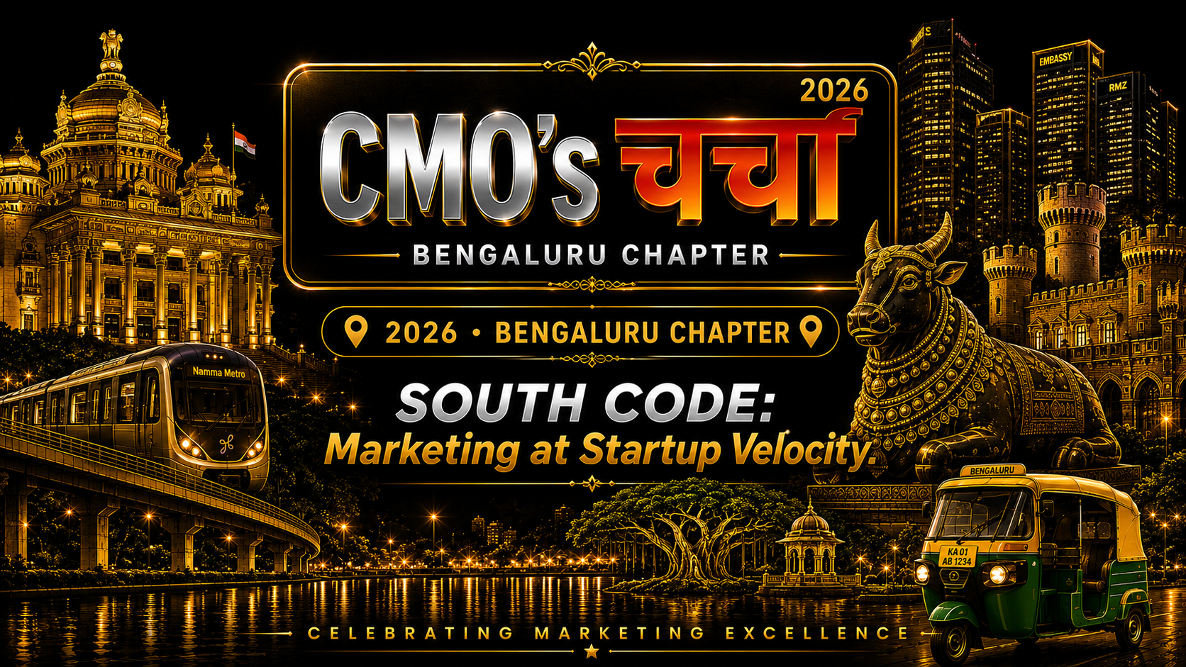 CMOs' Charcha Bengaluru Chapter 2026 &mdash; South Code: Marketing at Startup Velocity